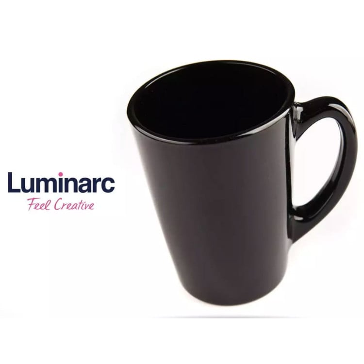 Kubek New Morning Luminarc 320 ml czarny Kubek New Morning Luminarc 320 ml czarny