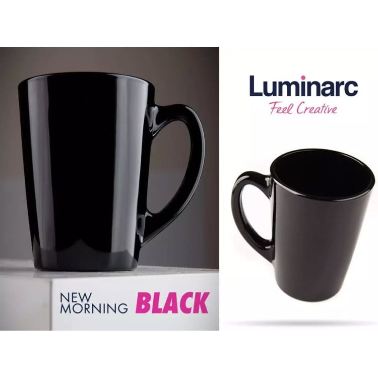 Kubek New Morning Luminarc 320 ml czarny Kubek New Morning Luminarc 320 ml czarny