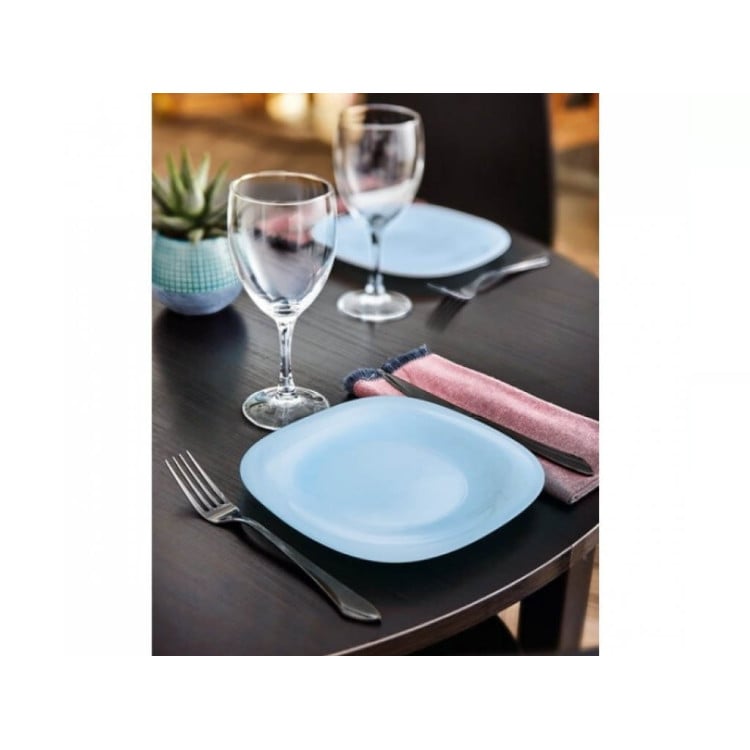 Serwis obiadowy Carine Luminarc 18 elementów light blue talerze dla 6 osób Serwis obiadowy Carine Luminarc 18 elementów light blue talerze dla 6 osób