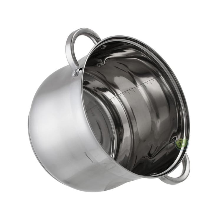 Garnek stalowy Klausberg KB 7165 Indukcyjny 13 L z pokrywką Garnek stalowy Klausberg KB 7165 Indukcyjny 13 L z pokrywką