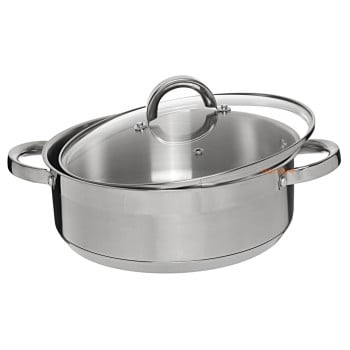 Garnek Klausberg KB 7174 Gaz Indukcja 6 Lit stalowy z pokrywką