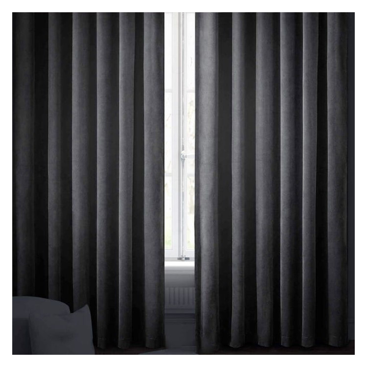Zasłony grube Velvet na taśmie 140x250 cm granat Zasłony grube Velvet na taśmie 140x250 cm granat