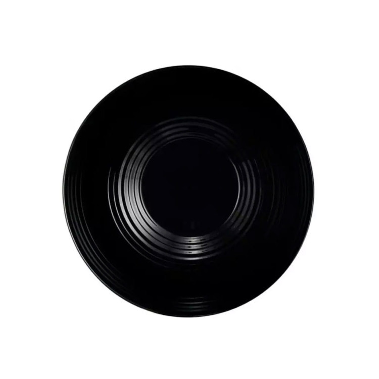 Salaterka Harena Luminarc 27 cm czarna duża miska do sałatek Salaterka Harena Luminarc 27 cm czarna duża miska do sałatek
