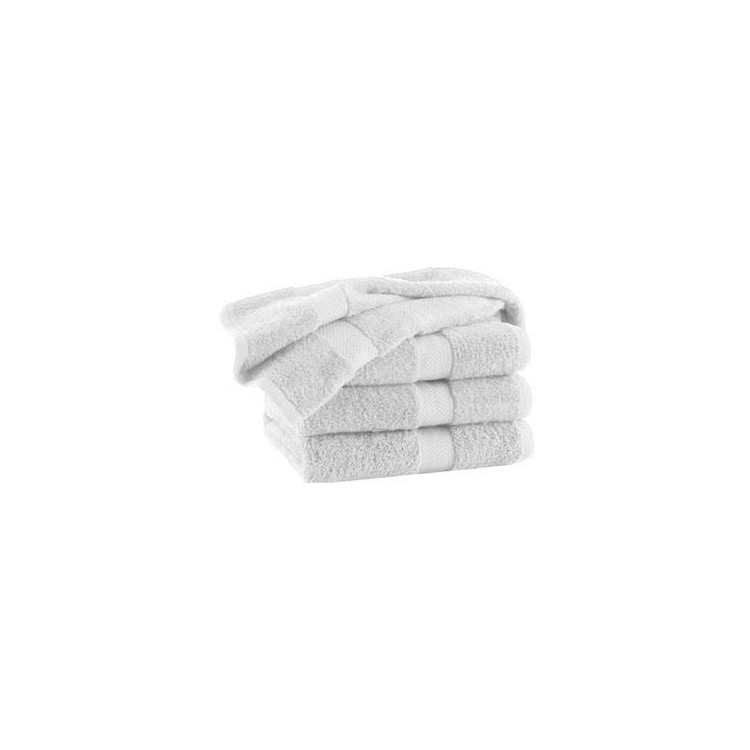 Komplet 4 ręczników kąpielowych Piruu 2x 70x140 i 2 x 50x100 bawełniane frotte białe Komplet 4 ręczników kąpielowych Piruu 2x 70x140 i 2 x 50x100 bawełniane frotte białe