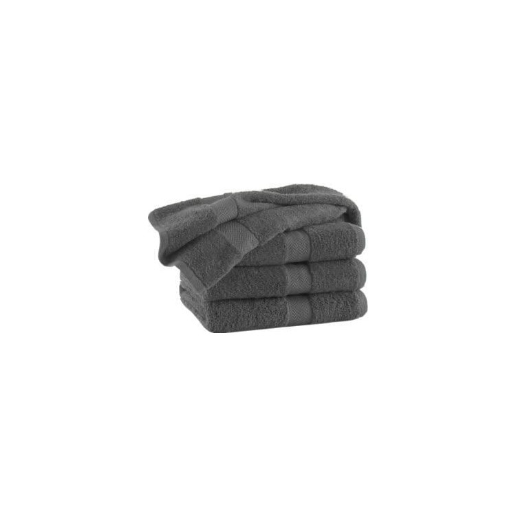 Komplet 4 ręczników kąpielowych Piruu 2x 70x140 i 2 x 50x100 bawełniane frotte szare Komplet 4 ręczników kąpielowych Piruu 2x 70x140 i 2 x 50x100 bawełniane frotte szare