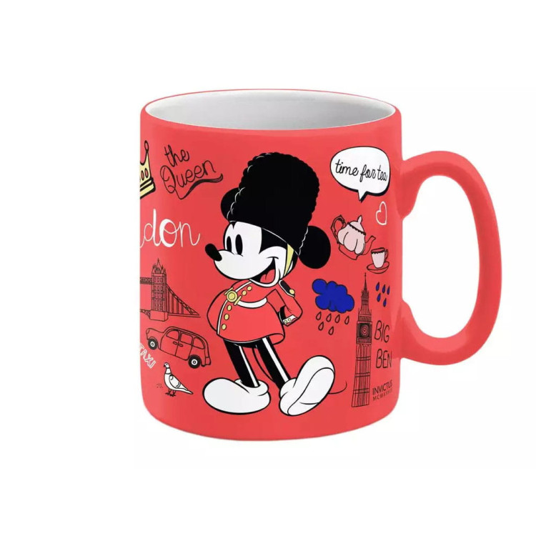 Kubek Disney Myszka Mickey 320 ml Londyn czerwony