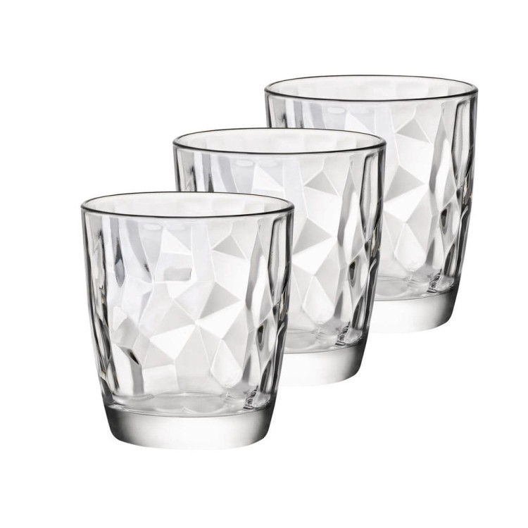 Szklanki do whisky drinków Bormioli Diamond zestaw 6 szklanek 300 ml Szklanki do whisky drinków Bormioli Diamond zestaw 6 szklanek 300 ml
