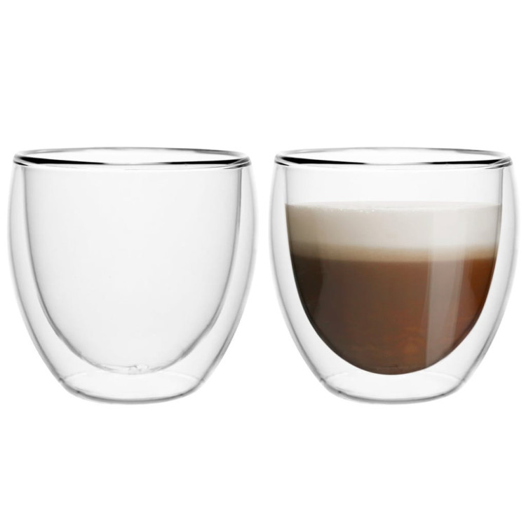 Szklanki termiczne do espresso Florina Malachit 100 ml zestaw 6 szklanek Szklanki termiczne do espresso Florina Malachit 100 ml zestaw 6 szklanek