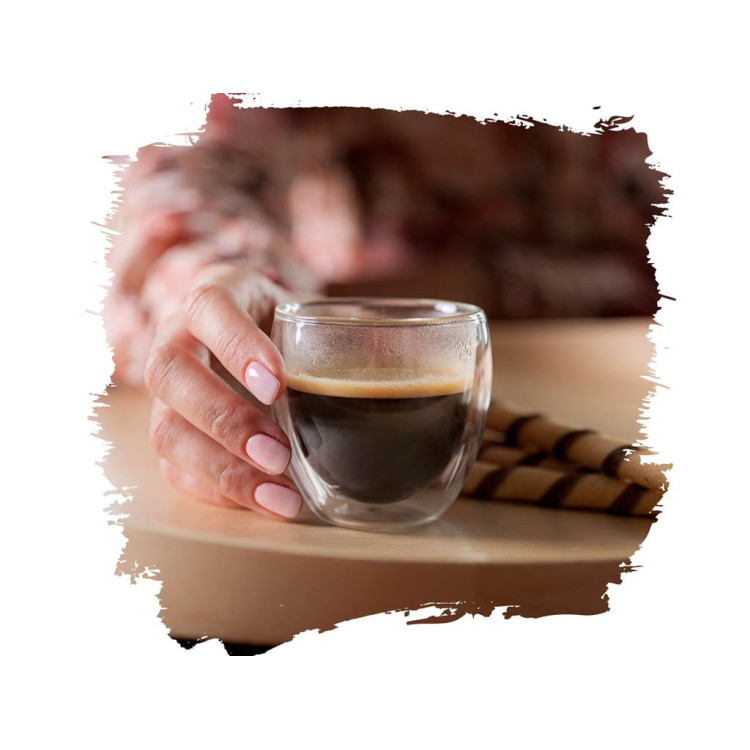 Szklanki termiczne do espresso Florina Malachit 100 ml zestaw 6 szklanek Szklanki termiczne do espresso Florina Malachit 100 ml zestaw 6 szklanek