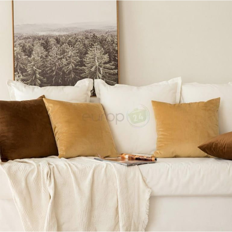 Poduszka dekoracyjna 40x40 velvet welurowa czerwone wino Poduszka dekoracyjna 40x40 velvet welurowa czerwone wino