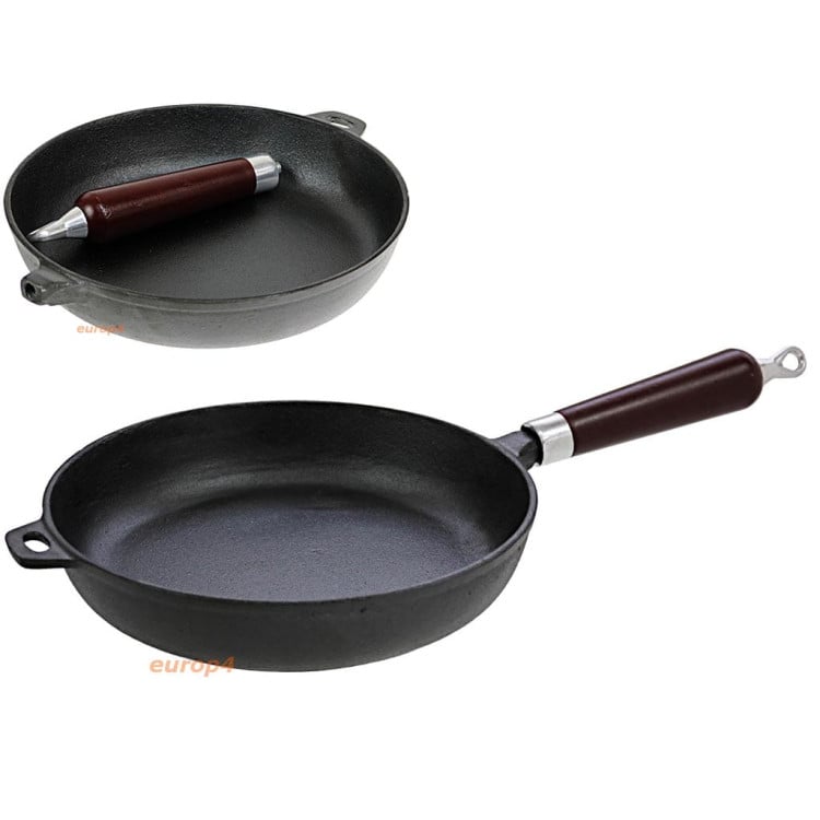 Patelnia żeliwna KingHoff KH 1119 ciężka na indukcję 28 cm