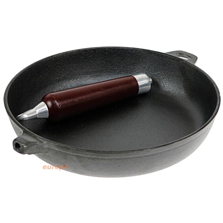 Patelnia żeliwna KingHoff KH 1119 ciężka na indukcję 28 cm