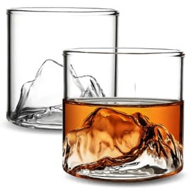 Szklanki do whisky drinków zestaw 2 szklanek 180 ml