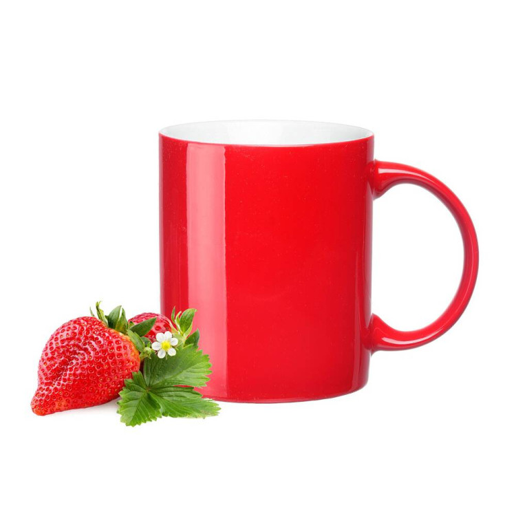 Kubek czerwony ceramiczny Rita Glasmark 300 ml Kubek czerwony ceramiczny Rita Glasmark 300 ml