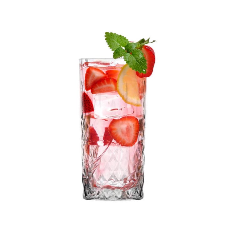 Szklanki do drinków napojów Glasmark wysokie 300 ml zestaw 6 szklanek Szklanki do drinków napojów Glasmark wysokie 300 ml zestaw 6 szklanek