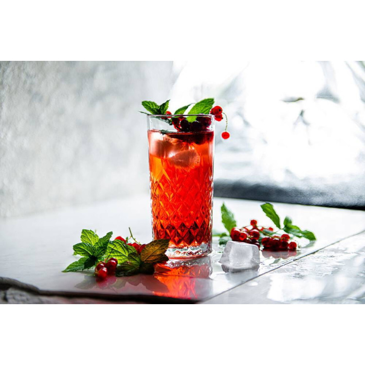 Szklanki do drinków napojów Glasmark wysokie 300 ml zestaw 6 szklanek Szklanki do drinków napojów Glasmark wysokie 300 ml zestaw 6 szklanek
