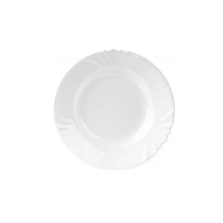Talerz obiadowy Cadix Luminarc 6 sztuk białe Talerz obiadowy Cadix Luminarc 6 sztuk białe