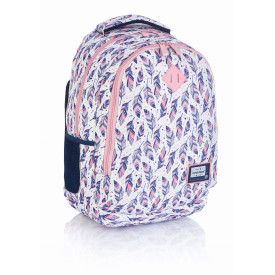 Plecak młodzieżowy Pink Leaves Head