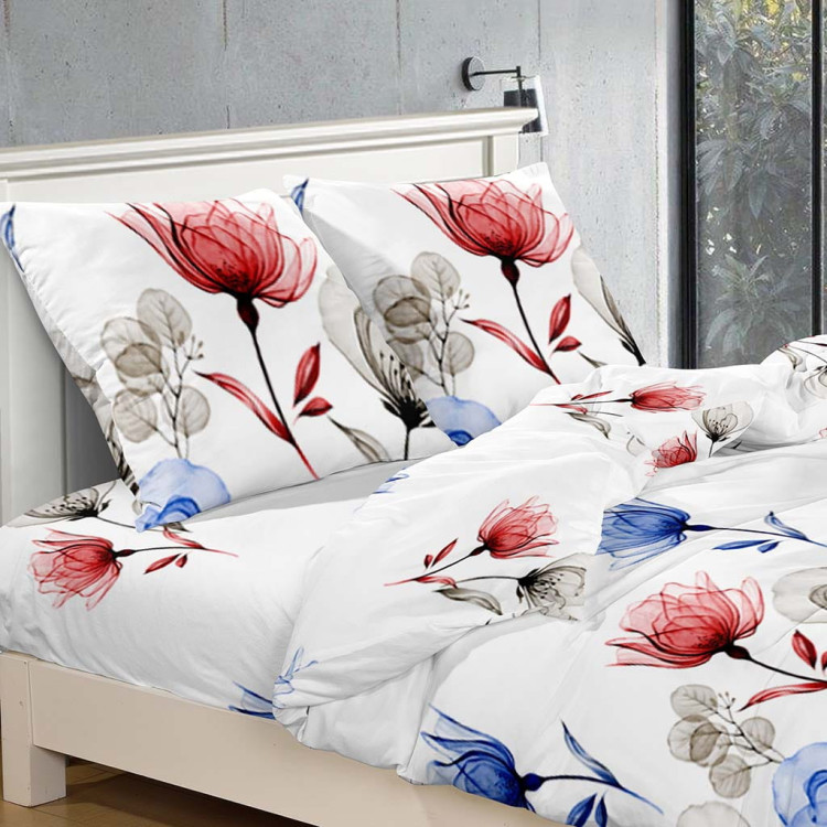 Pościel 200x220 bawełna satynowa 3D Cotton World gruba 3 części 2331 Pościel 200x220 bawełna satynowa 3D Cotton World gruba 3 części 2331
