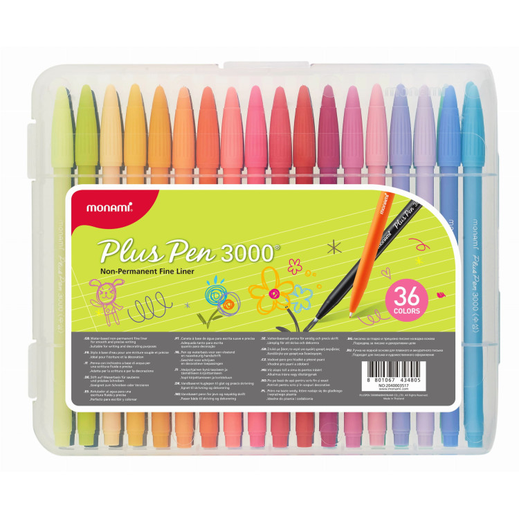 Cienkopis Plus Pen 3000 zestaw 36 kolorów Cienkopis Plus Pen 3000 zestaw 36 kolorów