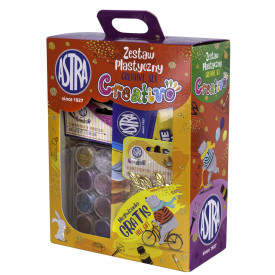 Zestaw kreatywny dla dzieci nr 5 - pełen blasku - ozdobne pudełko