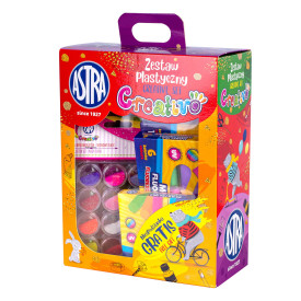 Zestaw kreatywny dla dzieci nr 6 - neonowy zawrót głowy - ozdobne pudełko