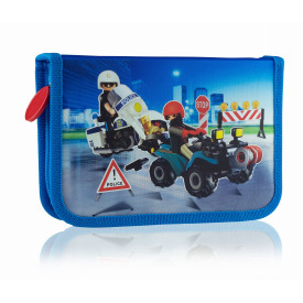 Piórnik jednokomorowy bez wyposażenia Playmobil Policja