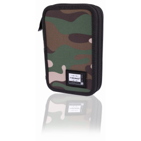 Piórnik podwójny 2 klapki MILITARY HEAD