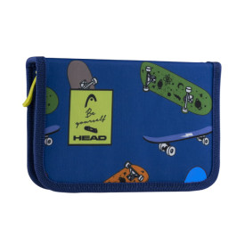 Piórnik pojedynczy  2 klapki SK8 Head 4