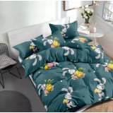 Pościel 140x200 bawełna satynowa 3D Cotton World gruba 2 części 2311 wielkanoc