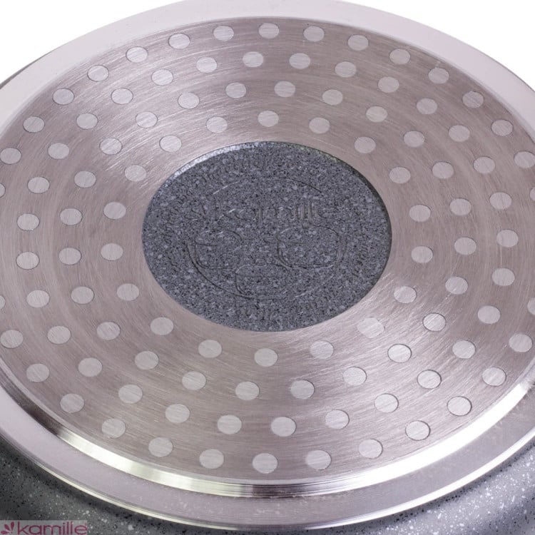 Garnek granitowy 28cm z pokrywką 10.0 L Kamille 4428 Garnek granitowy 28cm z pokrywką 10.0 L Kamille 4428