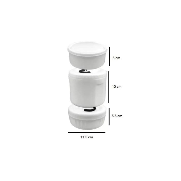 Termos obiadowy na żywność 1.5l + 3 pojemniki KH 4075 KingHoff Termos obiadowy na żywność 1.5l + 3 pojemniki KH 4075 KingHoff