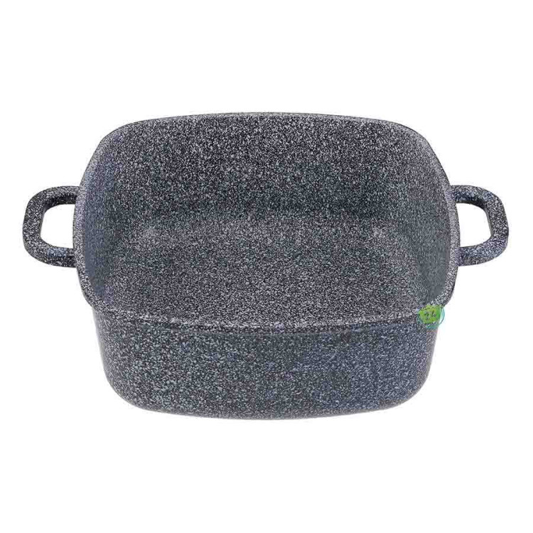 Garnek marmurowy z pokrywką Edenberg EB 8002 4.4L na indukcję 24 cm