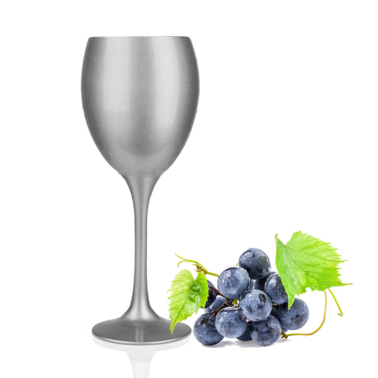 Kieliszki do wina srebrne 300 ml Glasmark komplet 6szt Kieliszki do wina srebrne 300 ml Glasmark komplet 6szt