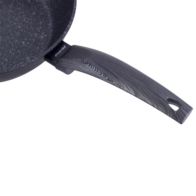 Patelnia głęboka z powłoką marmurową 32 cm WOK indukcja KM 4137 Kamille Patelnia głęboka z powłoką marmurową 32 cm WOK indukcja KM 4137 Kamille