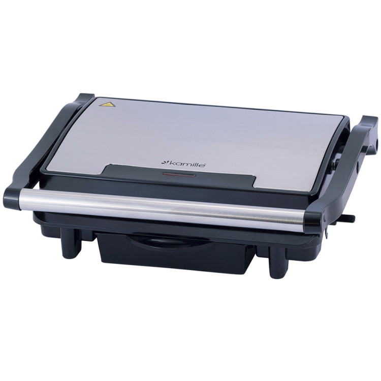 Grill elektryczny 1500W opiekacz rozkładany toster KM 6705 Kamille Grill elektryczny 1500W opiekacz rozkładany toster KM 6705 Kamille