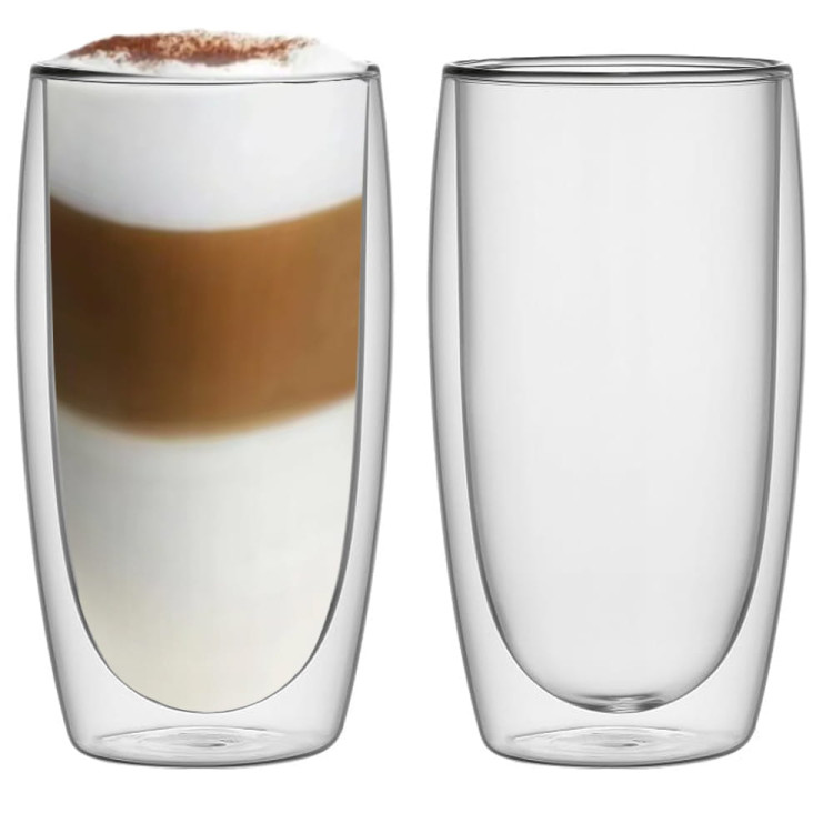 Szklanki termiczne 400 ml wysokie komplet 4 szt MGHOME Fiorino Szklanki termiczne 400 ml wysokie komplet 4 szt MGHOME Fiorino