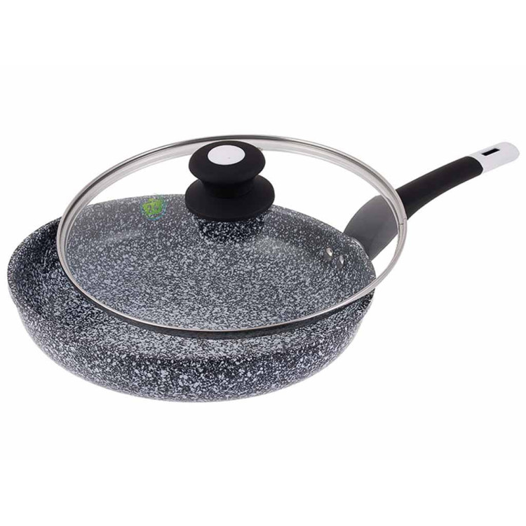 Patelnia granitowa 24 cm indukcja Zilner ZL 7123 ceramiczna
