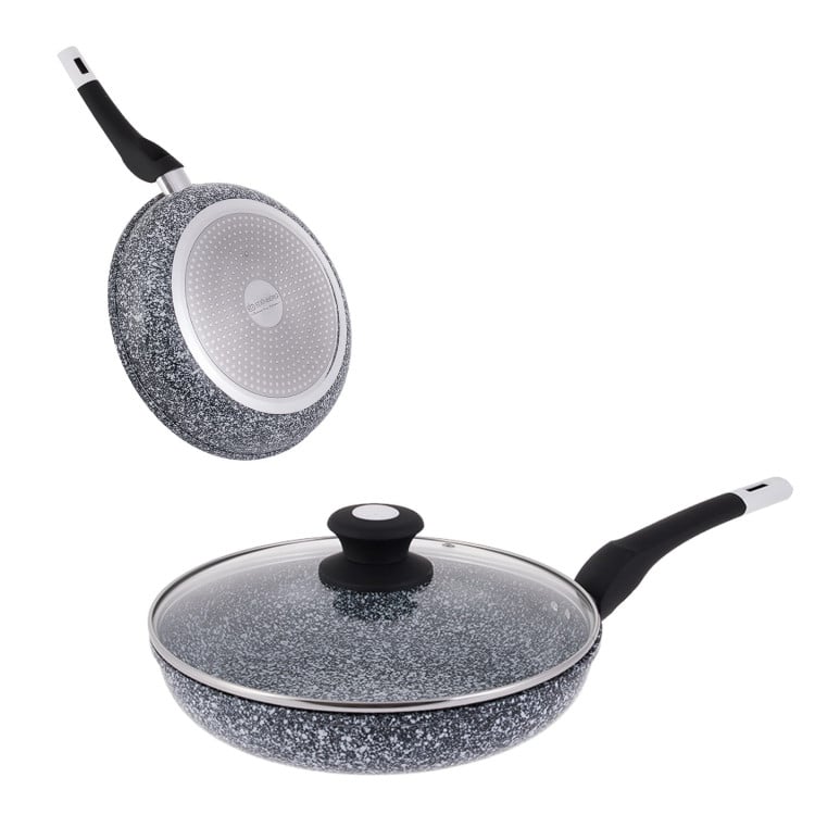 Patelnia granitowa 24 cm indukcja Zilner ZL 7123 ceramiczna