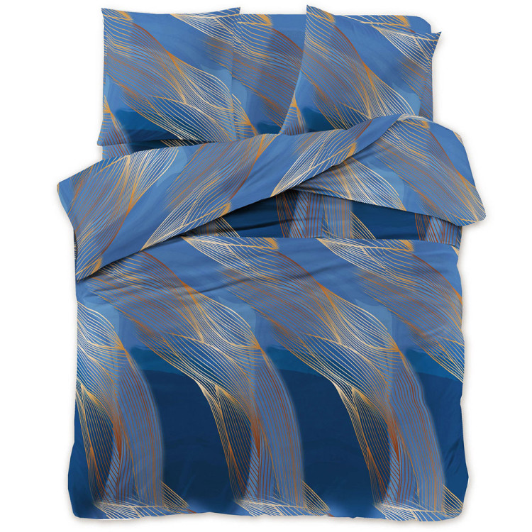 Pościel 200x220 bawełna satynowa 3D Cotton World gruba 3 części 2215