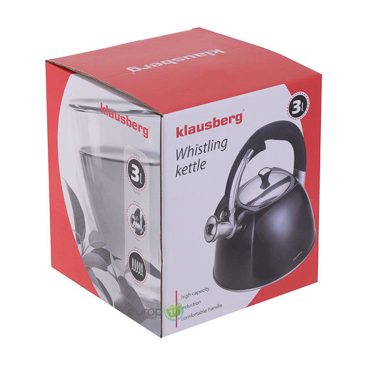 Czajnik Stalowy Klausberg KB 7261 z gwizdkiem INDUKCJA 3 Litry Czajnik Stalowy Klausberg KB 7261 z gwizdkiem INDUKCJA 3 Litry