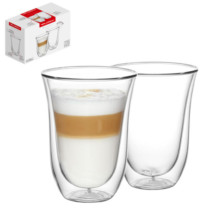 Szklanki termiczne Malachit Tulip 300 ml zestaw 6 szklanek