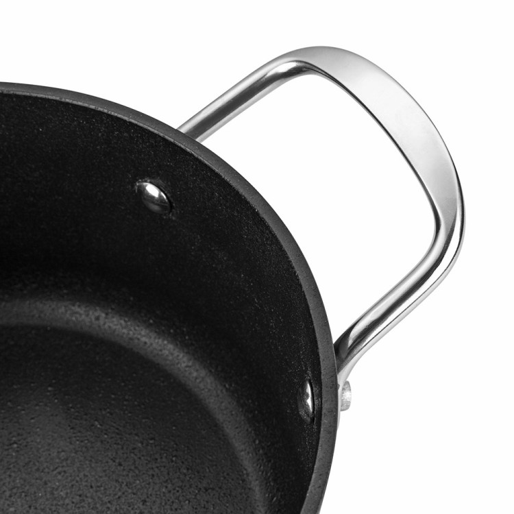 Garnek z pokrywką na indukcję i gaz Florina Stix 2,5 l średnica 20 cm czarny