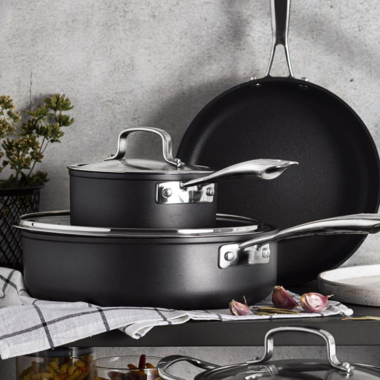 Rondel aluminiowy z pokrywką na indukcję i gaz Florina Stix 1,2l - 16cm
