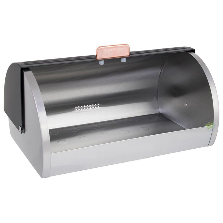Chlebak metalowy duży Klausberg KB 7269 czarny pojemnik na pieczywo chleb Chlebak metalowy duży Klausberg KB 7269 czarny pojemnik na pieczywo chleb