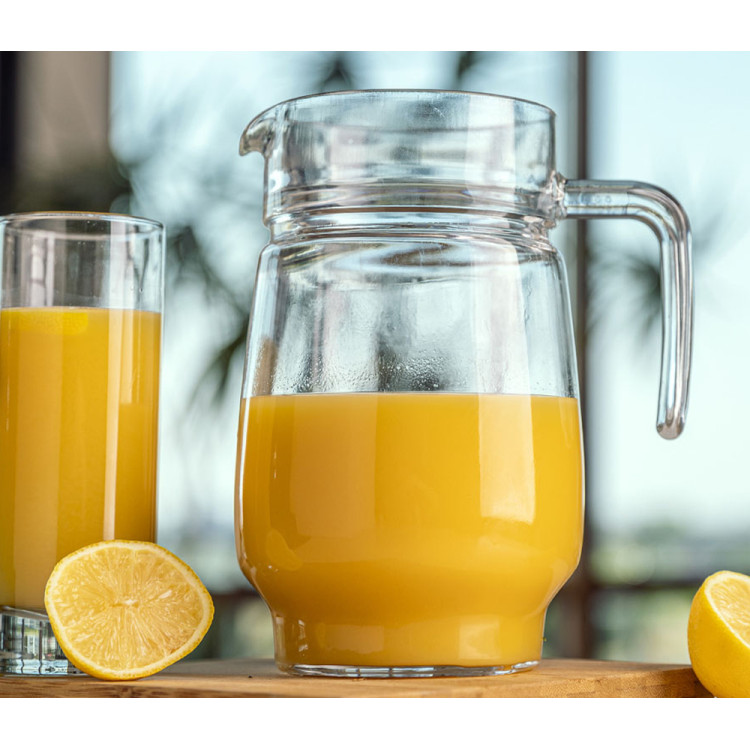Dzbanek na zimne napoje 1.4 L szklany przeźroczysty Florina Benny