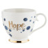 Kubek na nóżce Florina Mare Hope 440 ml porcelana