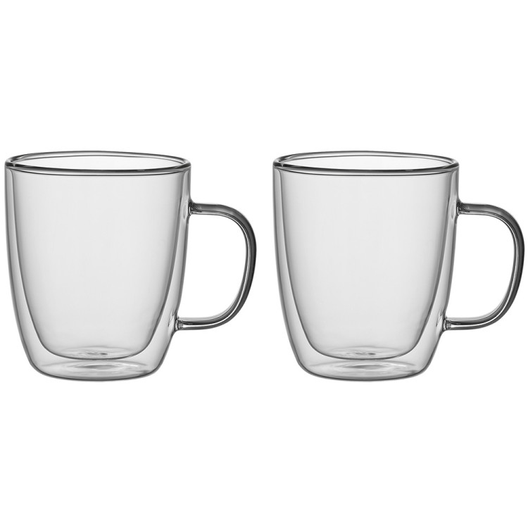 Szklanki termiczne do kawy latte 2x350 ml 2x300 ml oraz 2x270 ml MG Home Dolce zestaw 6 sztuk