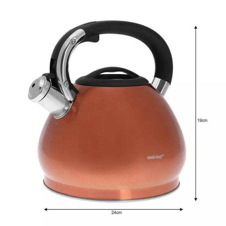 Czajnik tradycyjny 3.4 L metalic brąz Kinghoff KH 1213