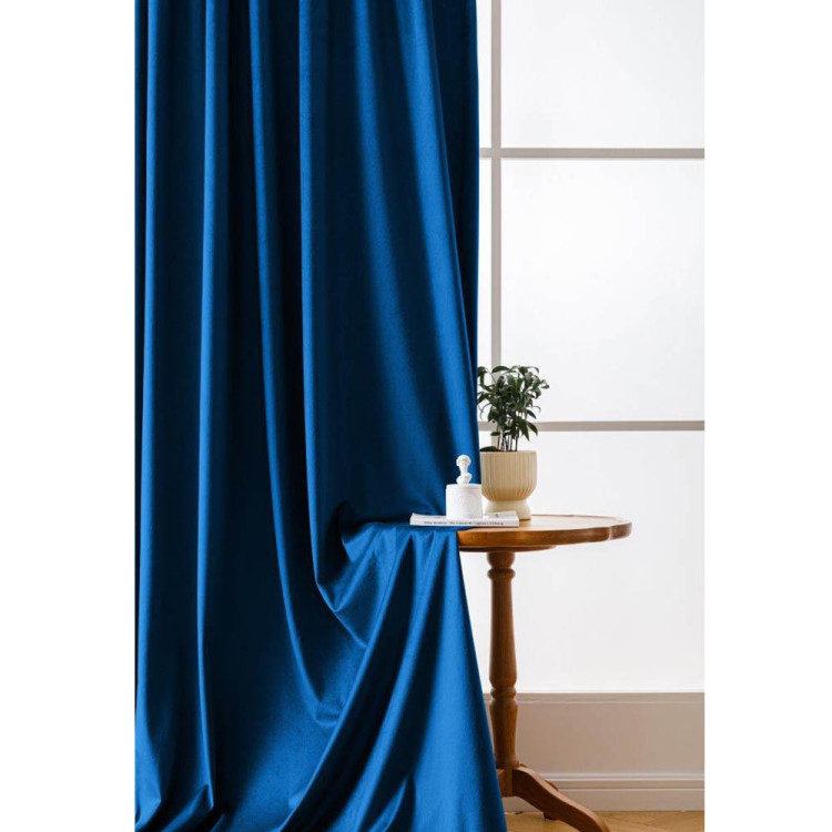 Zasłony zaciemniające na taśmie Cotton World Velvet na taśmie 140x250 cm granatowe